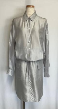 【新品タグ付】RENA LANGE シルク100% ワンピース イタリア製 38 新品タグ付】RENA LANGE シルク100% ワンピース グレー 38 L - メルカリ