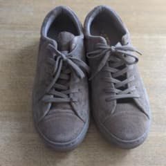 Converse All Star スエード スニーカー グレーのサムネイル