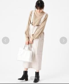 kastane  配色ステッチジャンスカのサムネイル