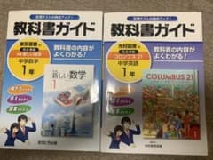 教科書ガイド新編新しい数学 1年　教科書ガイド 中学英語 1年(光村図書版)のサムネイル