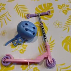 リカちゃん　キックボード　ヘルメット付のサムネイル