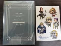 극장판 FGO 영화 입장 특전 일러스트 & 텍스트 카드 스티커 세트