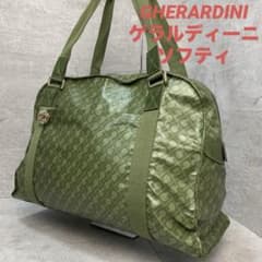 美品 GHERARDINI ゲラルディーニ ボディバッグ ソフティ グリーン GHERARDINI ゲラルディーニ ソフティ トートバッグ ボストンバッグ