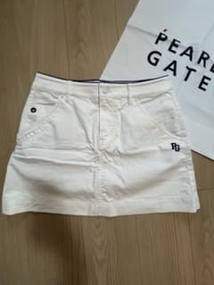【極美品】PEARLY GATES レディース スカート ホワイト 1のサムネイル