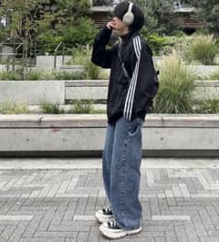 【ADAMASTE】ストレートワイドデニム/ Sライトブルーのサムネイル