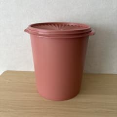 タッパーウェア マキシデコレーター 5.8L 保存容器 サーモンピンク