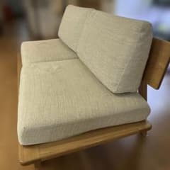 NORTE北欧家具ソファ2.5人掛け無垢材　本日13時終了 NORTE北欧家具ソファ2.5人掛け無垢材 本日13時終了 - メルカリ