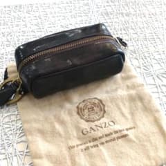 ミコミチ様【美品 GANZO GUD2】キーポーチ キーケース 黒系色 収納袋付
