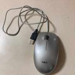 パソコン用マウスNEC色シルバーのサムネイル