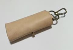 ハンドメイド キーホルダー 小物入れ 栃木レザー使用