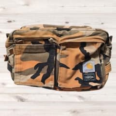 希少 Carhartt × PORTER ウエストバッグ タイガーカモ 吉田 希少 Carhartt × PORTER ウエストバッグ タイガーカモ 吉田 - メルカリ
