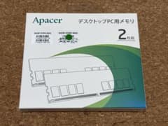 【64GB】DDR5-5600 32GB×2 デスクトップ用 Apacer 新品】Apacer DDR5 5600 デスクトップ64GB(32GB×2) - メルカリ