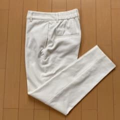 PLST  リネンプレンドスティックパンツ　白　xxsのサムネイル