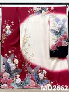 振袖 豪華 銀通し 金彩 薔薇 身丈176cm トールサイズ MO2662 - メルカリ