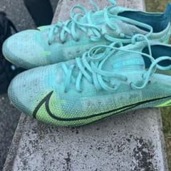Nike サッカースパイク アクア/ライムのサムネイル