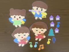 ☆ 天使の音楽隊 壁面飾り ☆ 18日値下げ♪のサムネイル