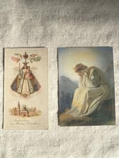 ヴィンテージ宗教カード 2枚セット - メルカリ