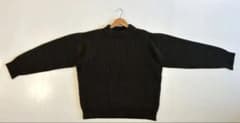 BASERANGE 100% MERINO WOOL リブニット モックネックのサムネイル