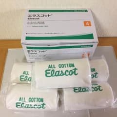 【未使用】エラスコット弾力包帯4号(10.0cm×4.5m) 5巻のサムネイル
