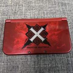 【ジャンク品】　New Nintendo 3DS LL モンスターハンターXのサムネイル