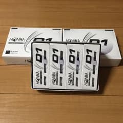 最終値下げ　新品未使用　ホンマD1 ホワイト3ダースのサムネイル