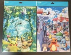 ポケパーク カントー 限定品 ポケモン クリアファイル 2枚セット
