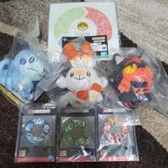 ポケモン 一番くじ 30周年 E賞 ニャビー F賞 ヒバニー メッソン おまけのサムネイル