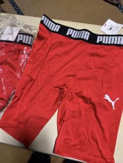 PUMA インナータイツ スパッツ XXL レッド 2枚セットのサムネイル