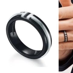 TIFFANY T TWO ブラック チタン リング 16.5号 廃盤品レア - メルカリ