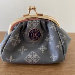 russet グレー 花柄 がま口コインケースのサムネイル