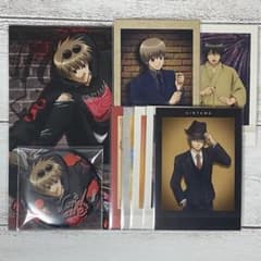 銀魂 缶バッジ ポストカード ぱしゃこれ 沖田 山崎 9点セットのサムネイル