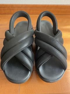 NIKE エアマックス アイラ 23cm 厚底サンダル ブラック