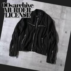 00s archive MURDER LICENSE ライダースジャケットy2k - メルカリ