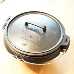 「希少！職人手作り初期型の廃盤品」 ダッチオーブンぶんぶく 32+リフターPro 希少！職人手作り初期型の廃盤品」 ダッチオーブンぶんぶく 32+