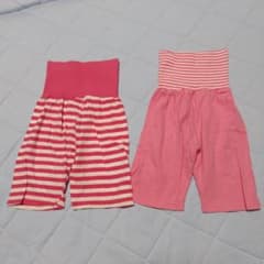 腹巻き付き半ズボン　パジャマ　２枚セットのサムネイル