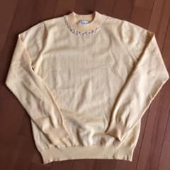 ニット ビジュー付き　イエローのサムネイル