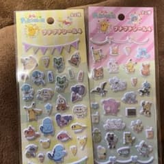 し*ん様 ポケモン シールセット 全2種　セリアのサムネイル