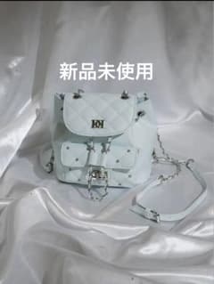 darich キルティングビジューミニリュック sax - メルカリ