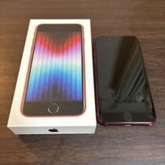 Apple iPhone SE (第3世代) 128GB RED 75%のサムネイル
