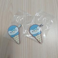 이치 반 쿠지 포켓 피스 L상 도움 고무 포차마 헤어 클립 2 개 세트