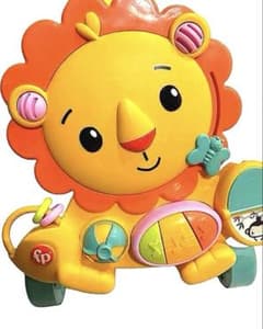 【美品】【即日】Fisher-Price ライオン 押し車のサムネイル