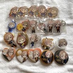 A3! 摂津万里 缶バッジ アクリルキーホルダー ラバーストラップ セット