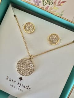 kate spade ネックレス ピアス セット - メルカリ