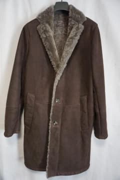 美品】 BARBA バルバ ムートン レザー チェスターコート 【サイズ48 