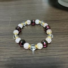 天然石ブレスレット ピンクのサムネイル