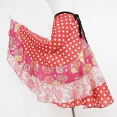 フラメンコ 巻きスカート 新品 フラメンコ衣装 レッスンファルダ