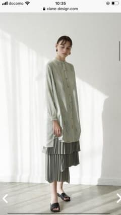 CLANE    完売TINT EBRU SHIRT  ミントカラーのサムネイル