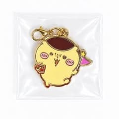 Chestnut Manju Metal Charm Keychain - Chiikawa Park