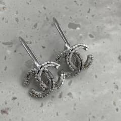 極美品！ CHANEL シャネル ループ ピアス ココマーク 18A - メルカリ