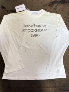Acne Studios 長袖カットソー 1996 ホワイト S ユニセックス - メルカリ